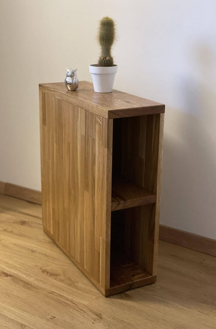 Sofa-Deckenregal aus Eiche