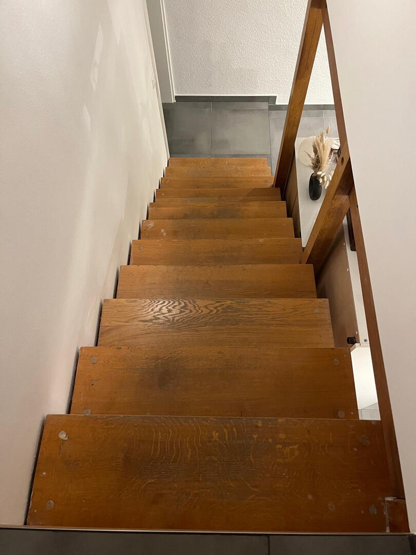 Restauration Eiche Treppe